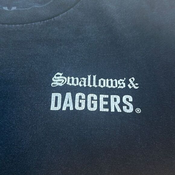 Swallows & Daggers Black T shirt‎ I Feel Like Pablo Don’t Give a F**k size M - Picture 5 of 6